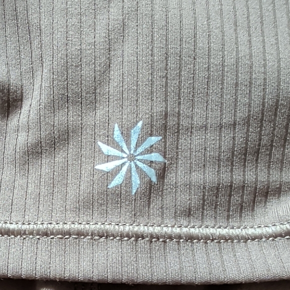 Athleta Salutation Stash 7/8 Fold Over Tight Clay NWT - Picture 5 of 9